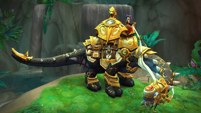 WoW's Controversial $90 Gilded Brutosaur Mount Is Dividing Fans