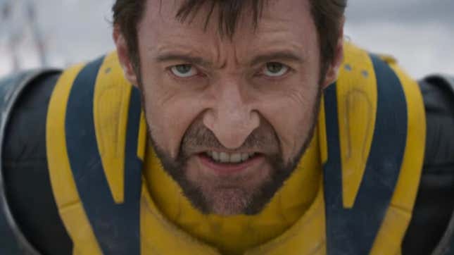 هيو جاكمان في دور ولفيرين في فيلم Deadpool & Wolverine.