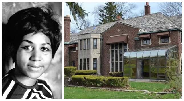 Image for article titled Take a Peek Inside Aretha Franklin&#39;s 1990s Detroit Mansion