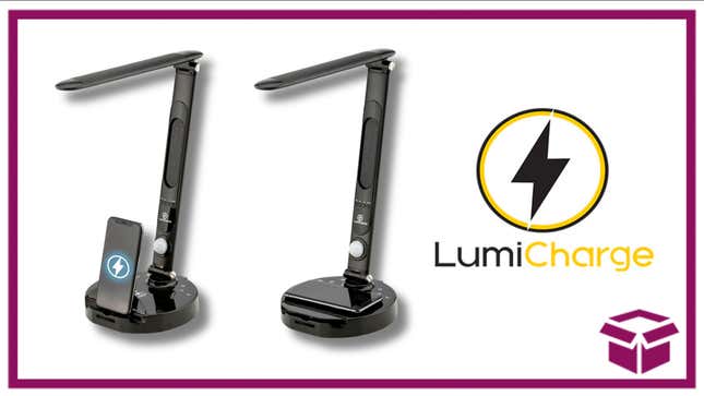 Snag a desk lamp, phone charger, and more at Lumicharge. 