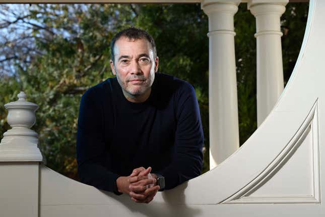 Will Lewis, newly-appointed publisher and CEO of The Washington Post, poses for a portrait in Washington, Sunday, Nov. 5, 2023. (Matt McClain/The Washington Post via AP)