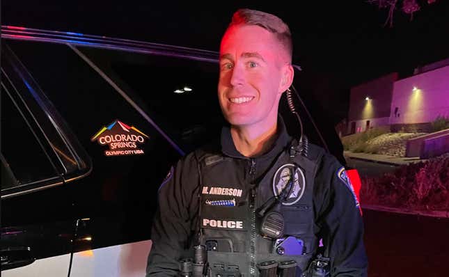 Image for article titled Smiling Colorado Cop Who Beat Army Vet Was Previously Sued over Excessive Force