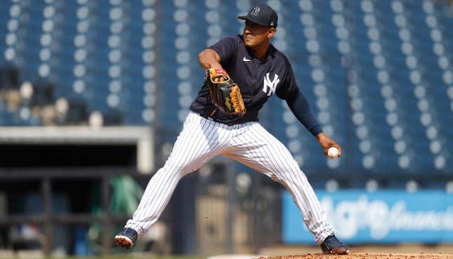 Yankees hurler Wandy Peralta takes just 20 SECONDS to strike out