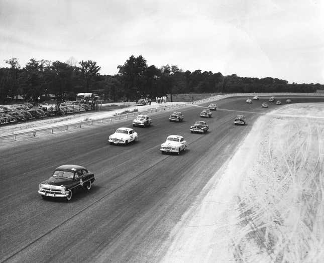 The first Southern 500 in 1950 took more than six hours to complete