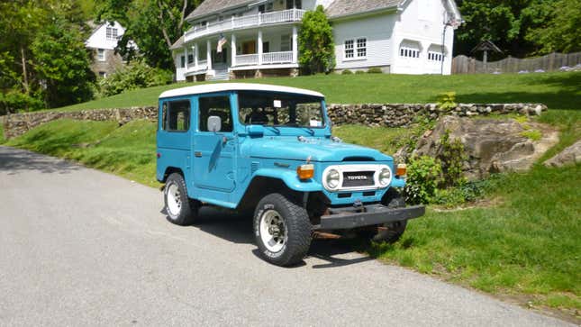 A Toyota Land Cruiser in New York.