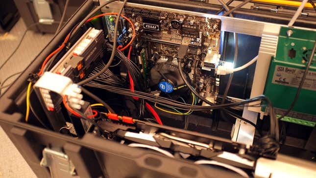 Image for article titled Artists are mining cryptocurrency with wind to fund climate science