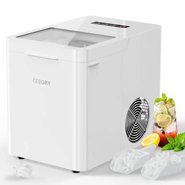 Image for article titled Embrace Efficiency with CEBORY Countertop Ice Maker, 50% Off