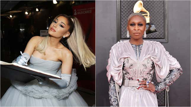 Ariana Grande and Cynthia Erivo 