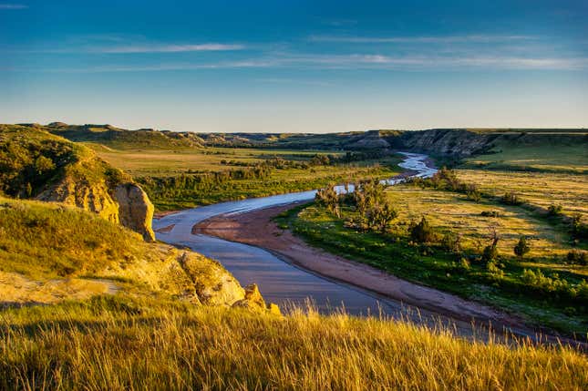 North Dakota badlands