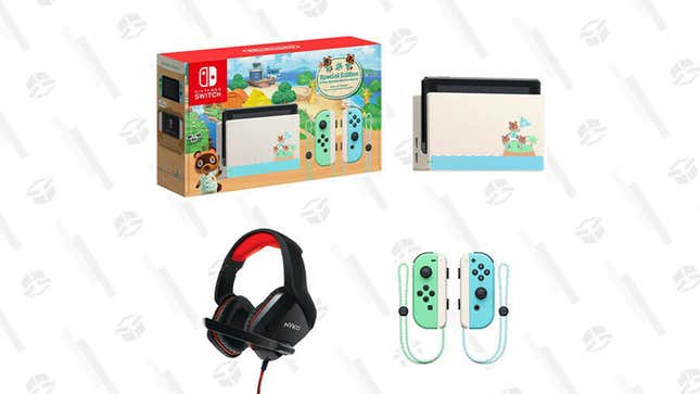 Nintendo Switch Console Animal Crossing Edition + Nyko Gaming Headset | $270 | Ebay