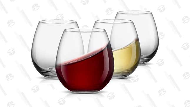 JoyJolt Spirits Stemless Wine Glasses | $15 | 35% Off | Amazon