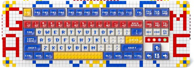 Lego-Compatible Mechanical Keyboard Works With Your Own Bricks