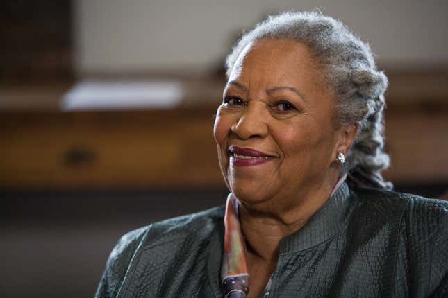 Toni Morrison, 77, is photographed in her New York apartment .Toni Morrison, in her New York apartment.
