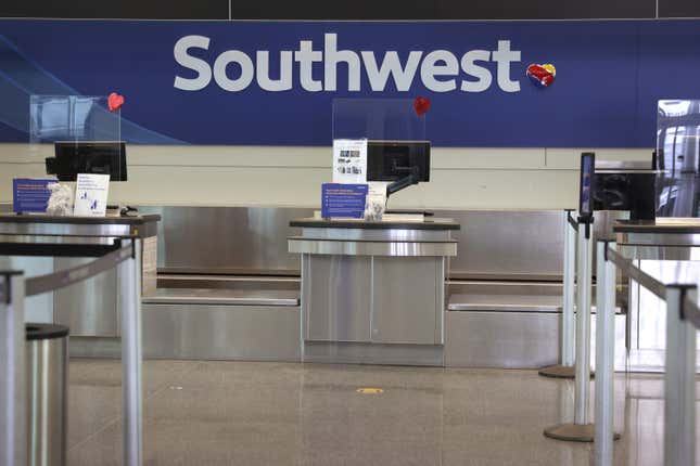 Image for article titled Rival airlines are thrilled Southwest is ending free checked bags