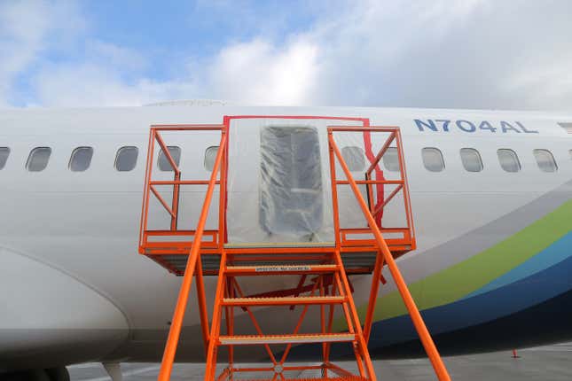 Image for article titled FAA isn't considering removing the production cap of Boeing 737 MAX planes
