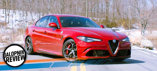 Image for article titled 2017 Alfa Romeo Giulia Quadrifoglio: The Jalopnik Review