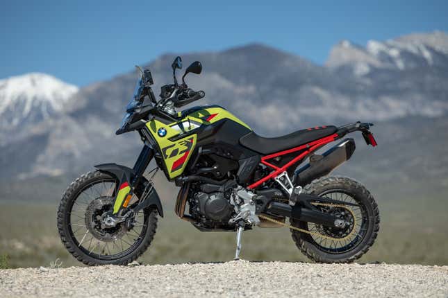 The BMW F900GS in Sao Paulo Yellow