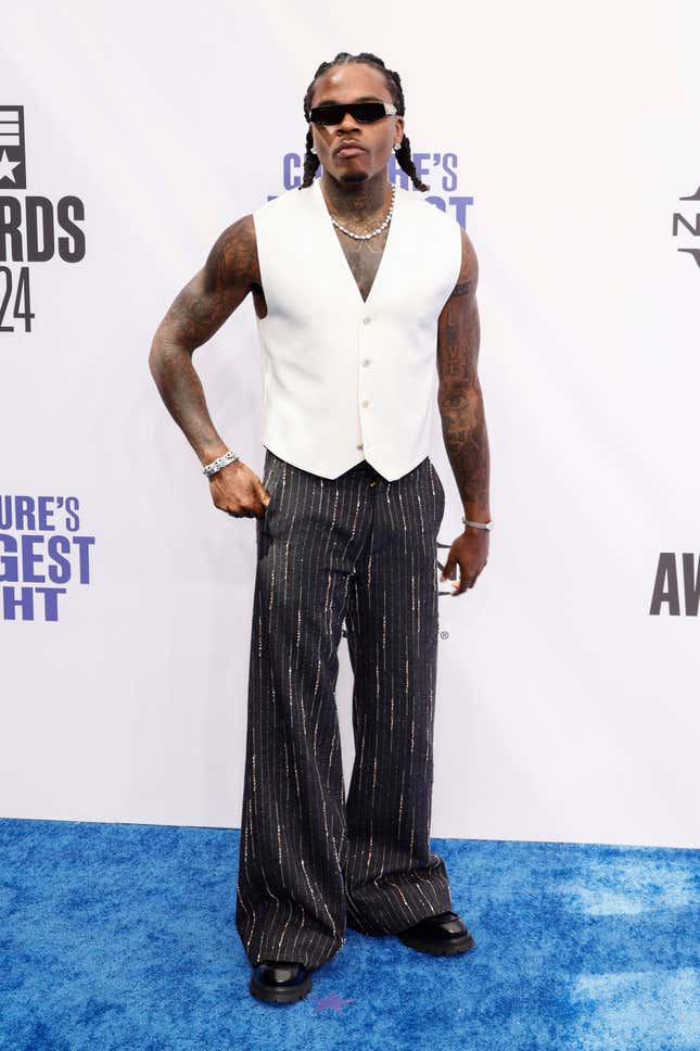 Image for article titled The Best Black Men&#39;s Looks at the 2024 BET Awards