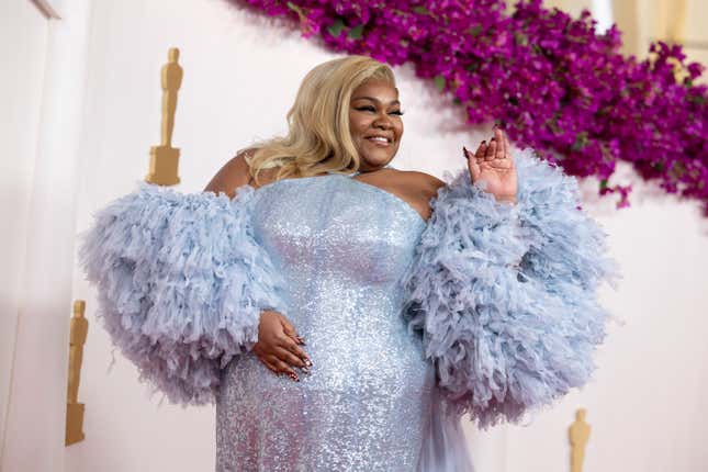 Da’Vine Joy Randolph at the 96th Oscars held on Sunday, March 10, 2024, at the Dolby® Theatre at Ovation Hollywood in Los Angeles, CA.