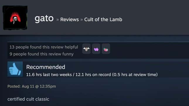Review: 'Cult of the Lamb' builds a following on Lovecraftian humor