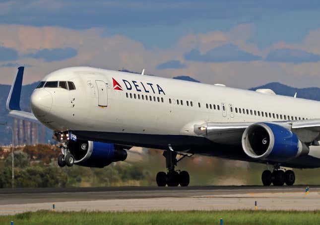 A Delta Air Lines plane