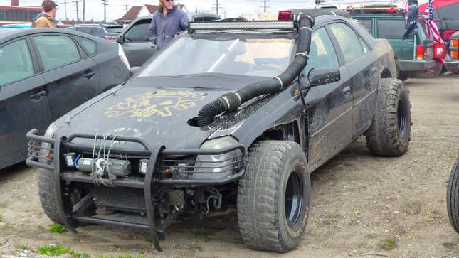 A photo of the car at the Gambler 500 race. 