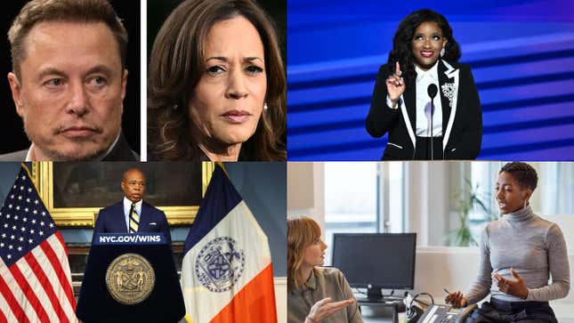 Image for article titled Experts Reveal The Real Face of DEI, Elon Musk Says Black ‘60 Minutes’ Journalist Deserves ‘Long Prison Sentence’ Over Kamala Harris Interview, Rep. Jasmine Crockett Provides Disturbing Tea On Elon Musk’s DOGE and More Political News