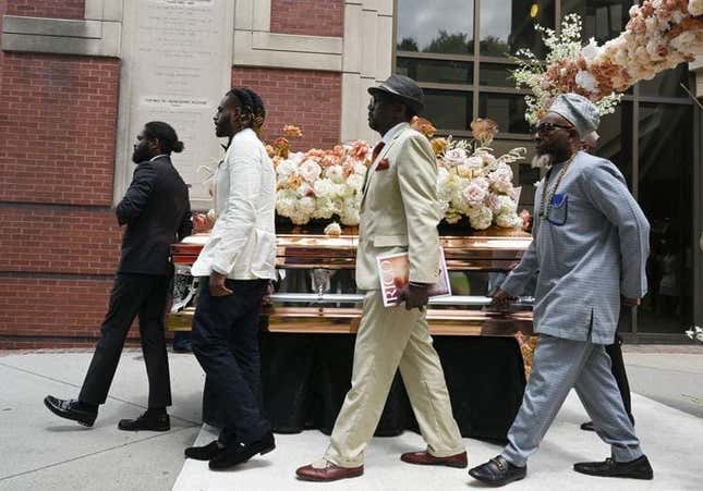 Image for article titled Touching Photos of Inside Rico Wade&#39;s Star-Studded Private Funeral Service in Atlanta