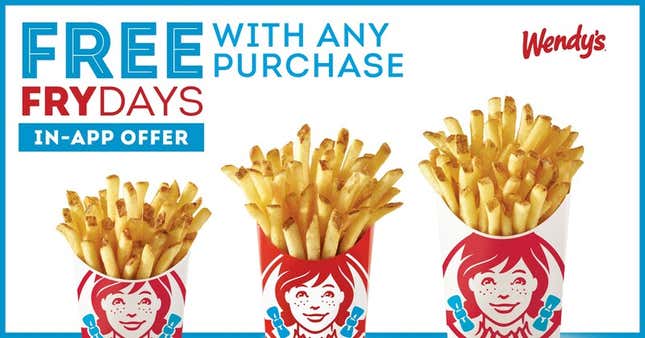 Wendy’s FryDay Offre