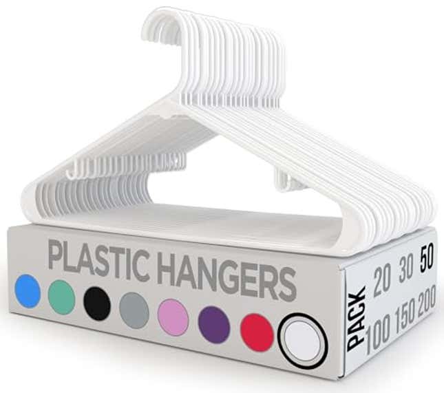 Image for article titled Utopia Home Plastic Hangers 50 Pack, Now 13% Off