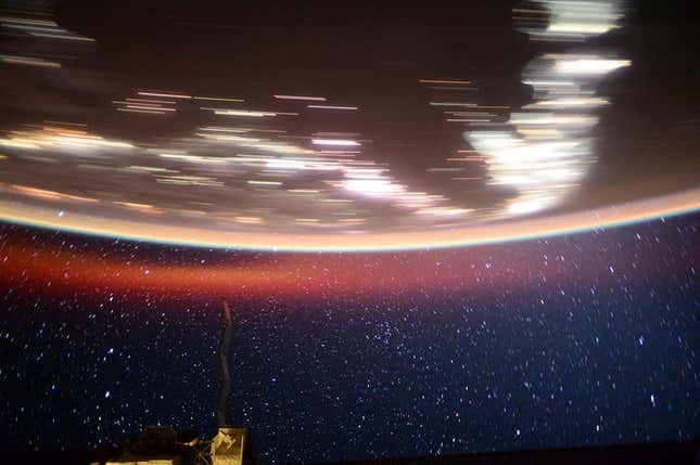 Image for article titled Beautiful new photos by NASA astronaut Scott Kelly make the Earth look strangely alien