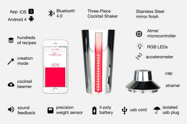 smart cocktail shaker