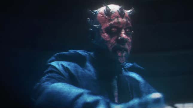 Darth Maul as he appeared in Solo: A Star Wars Story.