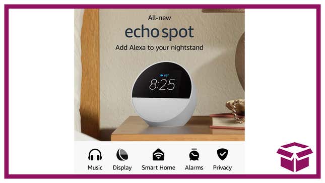 Image for article titled Embrace the Future with All-New Amazon Echo Spot (2024), 44% Off for Amazon Prime Day