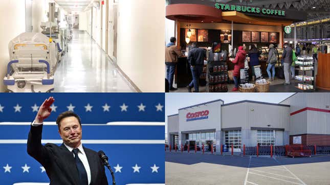 Image for article titled Trump&#39;s Medicaid freeze, Starbucks&#39; vibe shift, and Costco&#39;s DEI defense: Business news roundup