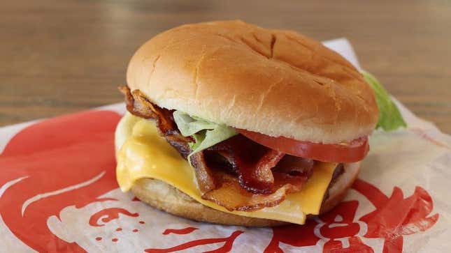 Wendy's bacon burger