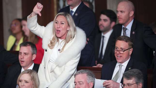 Marjorie Taylor Greene Claims She Was 'Attacked' by 'Insane' Woman in Restaurant