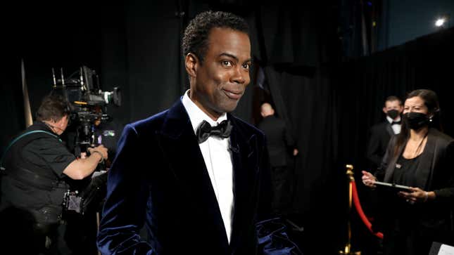 Chris Rock is seen backstage during the 94th Annual Academy Awards at Dolby Theatre on March 27, 2022 in Hollywood, California.