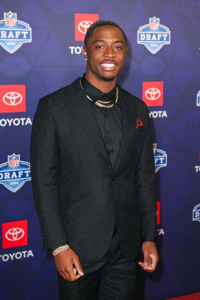 Image for article titled 2024 NFL Draft: Black Stars’ Best Red Carpet Looks