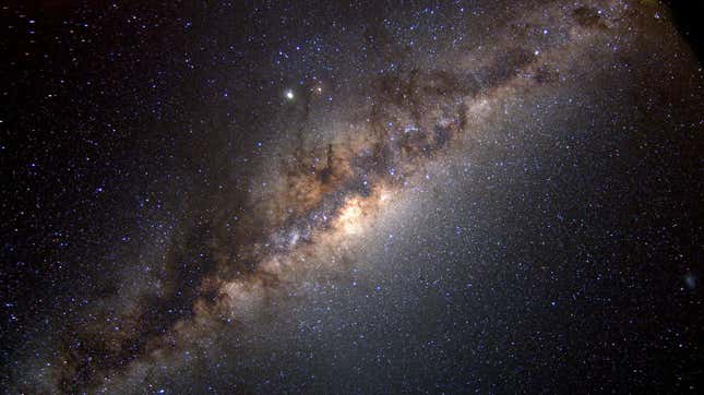 The Milky Way galaxy stretches across 100,000 lightyears.