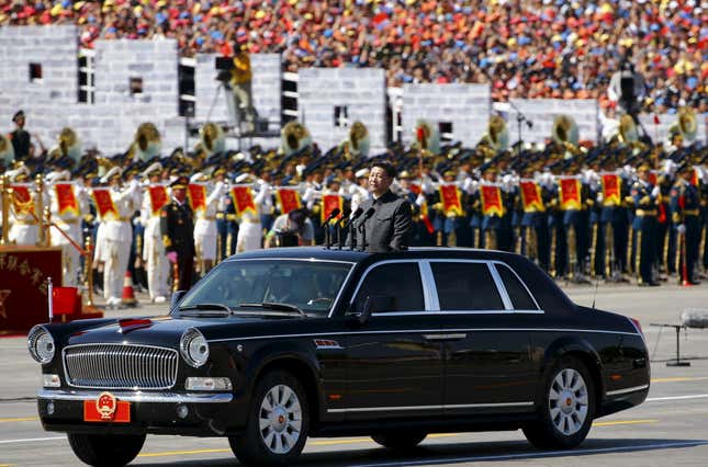 Image for article titled Everything about China’s WWII parade was huge—including 300,000 military layoffs