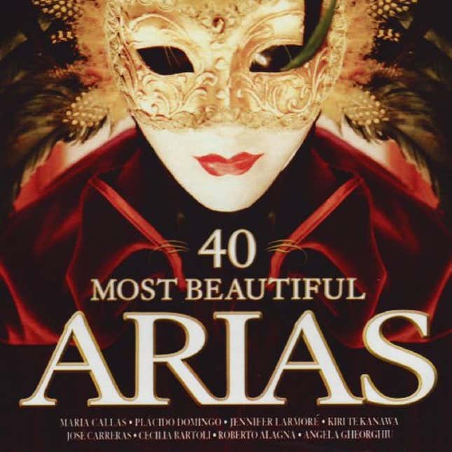 Image for article titled 40 Most Beautiful Arias (2cd), Now 23% Off