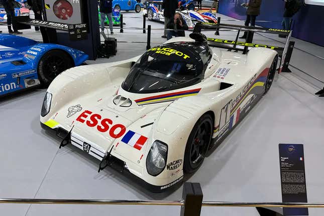 A Peugeot 905B race car