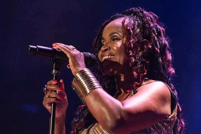 PP Arnold performs on stage at Islington Assembly Hall on October 11, 2019 in London, England. 