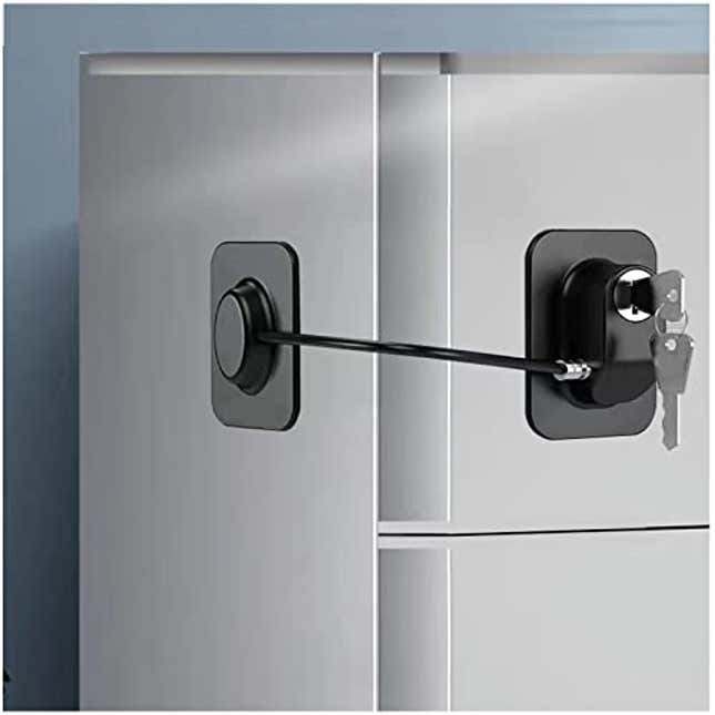 Image for article titled Refrigerator Lock Fridge Freezer Door Lock, Now 75.05% Off