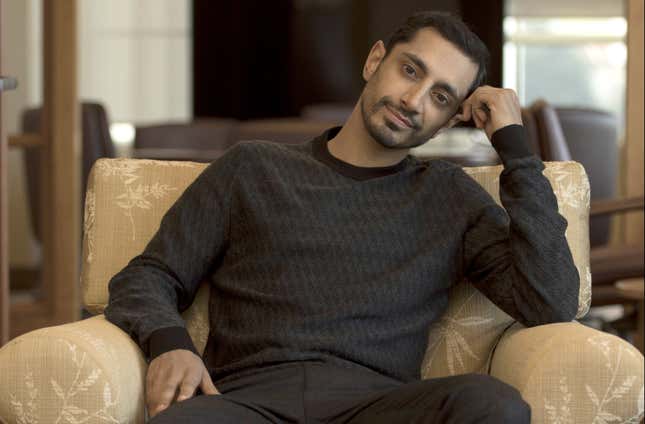 In this Sunday, Dec. 4, 2016 photo, Riz Ahmed, who plays Bodhi Rook in "Rogue One: A Star Wars Story," in San Francisco, poses for a photo, in San Francisco. Dec. 16, "Rogue One: A Star Wars" story hits theaters, kicking off Disney and Lucasfilm's ambitious experiment to release Star Wars spinoff films with the cinematic fanfare and budgets of the main saga. What was once a straight-to-video idea now could solidify the future of franchise filmmaking. (Photo by Peter Barreras/Invision/AP)