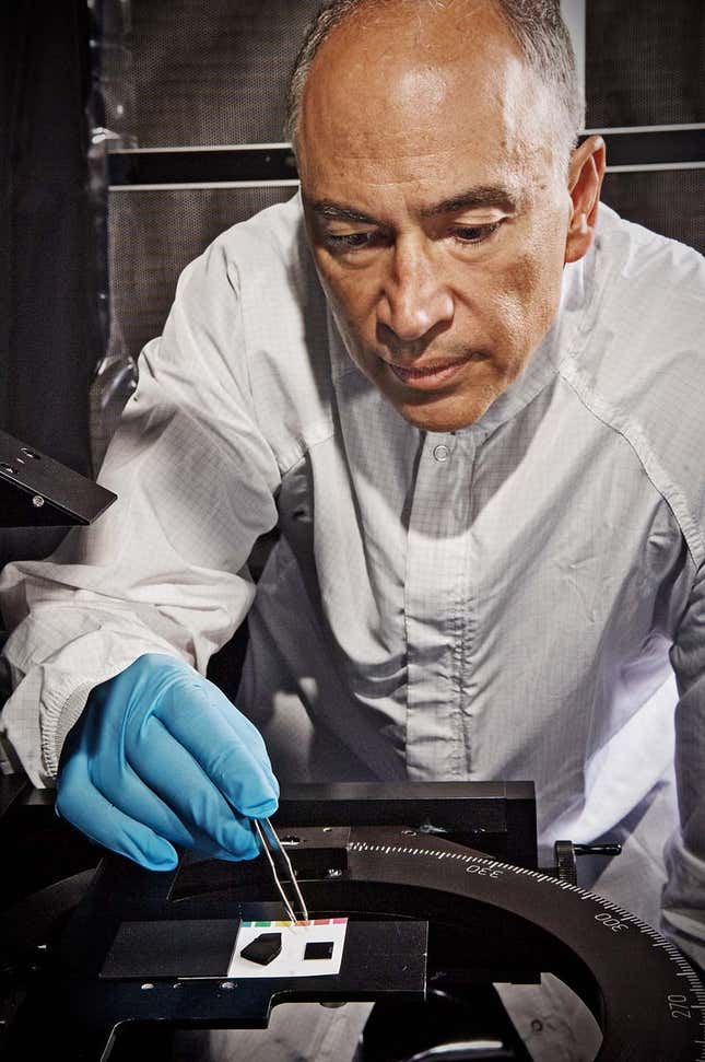 Optical physicist John Hagopian.