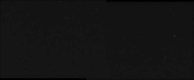 Image for article titled NASA Asteroid Probe Snaps First Image, Revealing a Field of Stars