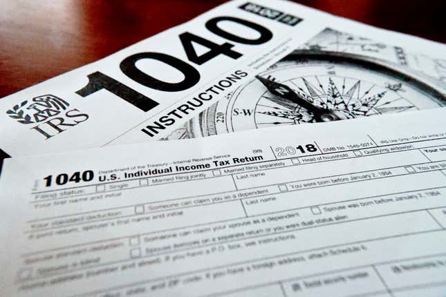 FILE- Internal Revenue Service taxes forms are seen on Feb. 13, 2019. If you have unpaid or unfiled taxes, the start of a new tax season and the looming reminders of debt might fill you with dread. But it’s best to take care of back taxes sooner rather than later: The longer you put off the task, the more you’ll pay in interest and penalties. Even if you can’t pay in full, you can still take meaningful steps toward addressing the debt. To handle your overdue taxes, read any tax notices you’ve received, set up a payment plan, contact a professional for complicated situations and remember to file a return for the current year. (AP Photo/Keith Srakocic, File)