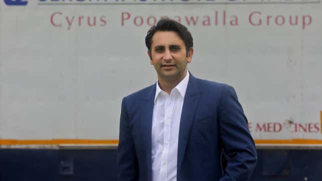 Adar Poonawalla, CEO of vaccine maker Serum Institute of India